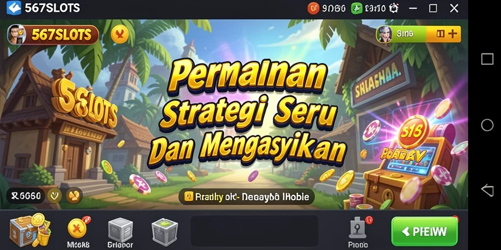 Gameplay seru dan menantang di 567SLOTS dengan elemen strategi.