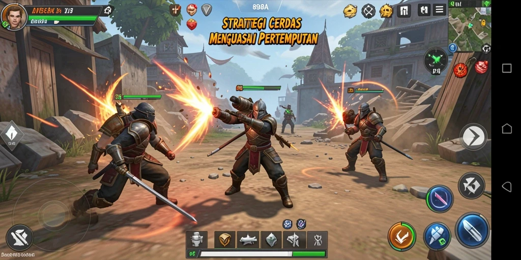 Tampilan gameplay strategis yang mendebarkan di 898A.