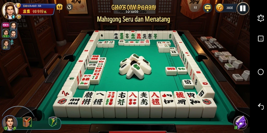 Tampilan gameplay Mahjong yang asyik dan seru di GIM999.