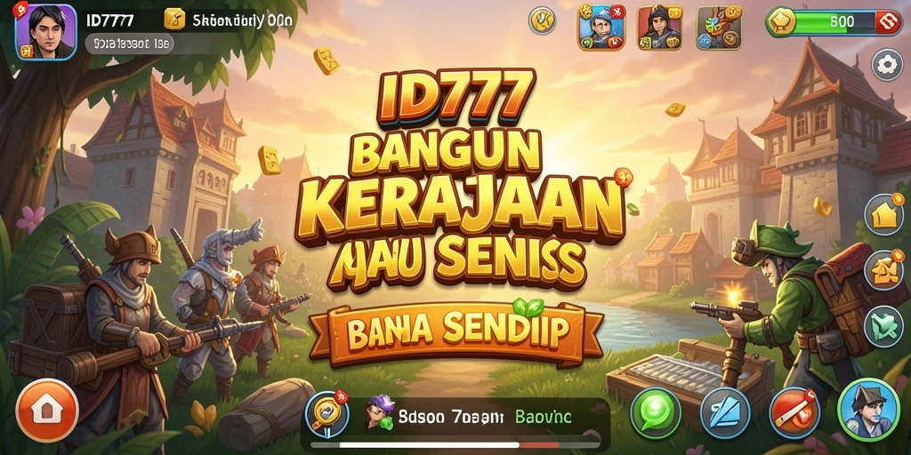 Tampilan gameplay menantang di ID777 saat membangun kerajaan bisnis.