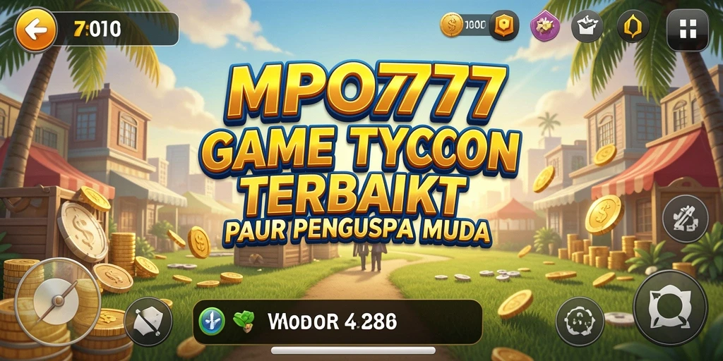 Screenshot MPO777 menampilkan momen seru dalam gameplay Tycoon.