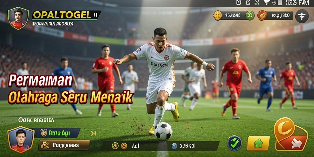Tampilan gameplay menarik <strong>OPALTOGEL</strong> dengan aksi olahraga yang mendebarkan.