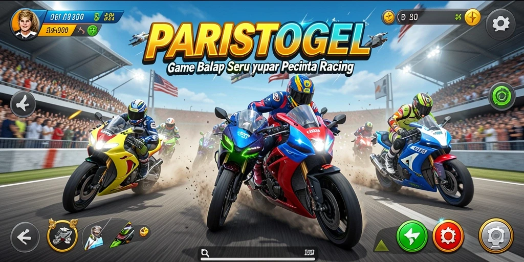 Tampilan menegangkan dari balapan di PARISTOGEL.