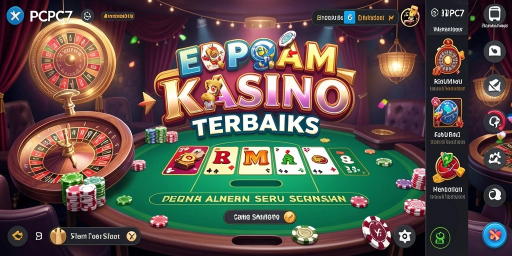 Tampilan menarik dari gameplay Kasino di PCPC7.