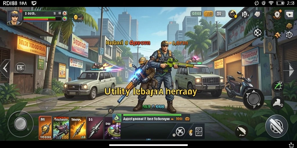 Screenshot utama RDI88 menampilkan antarmuka aplikasi Utility yang sederhana dan fungsional.