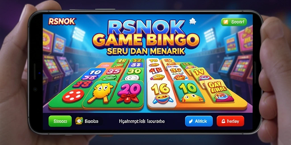 Tampilan gameplay menarik dari RSNOK dalam permainan Bingo.