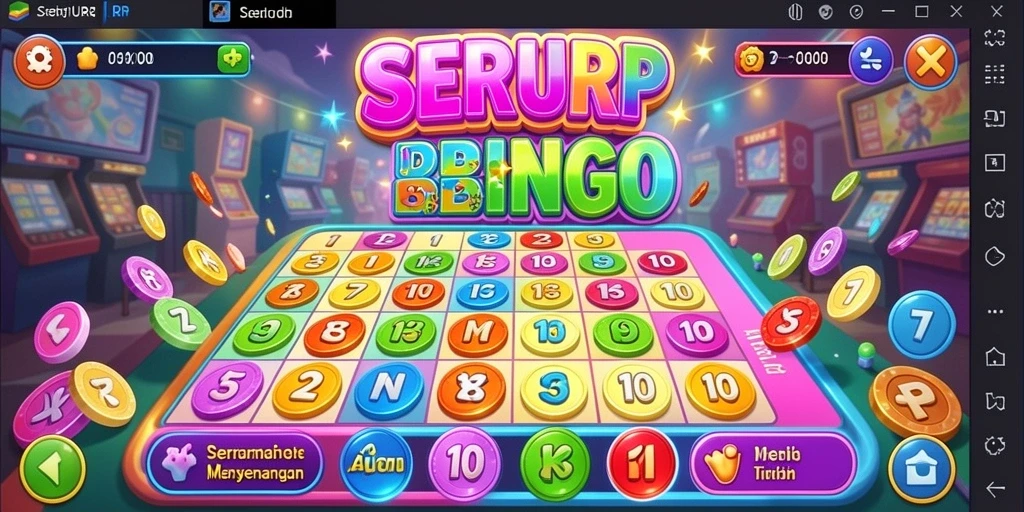 Screenshot gameplay <strong>SERURP</strong> menampilkan keseruan permainan Bingo.