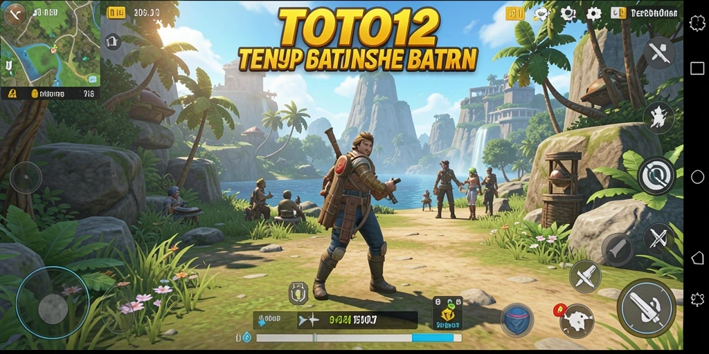 Tampilan gameplay TOTO12 dalam dunia terbuka yang menarik.