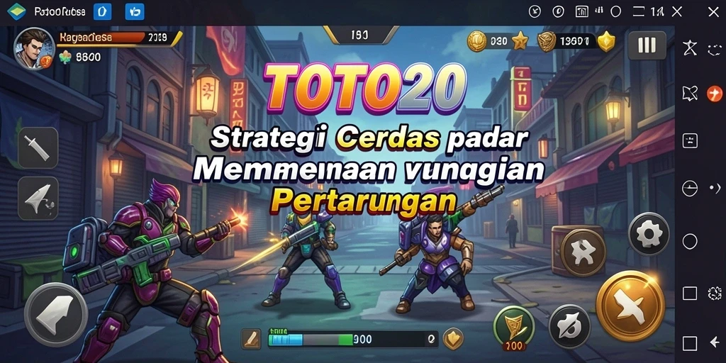 Tampilan gameplay strategi yang mendebarkan dalam TOTO20.