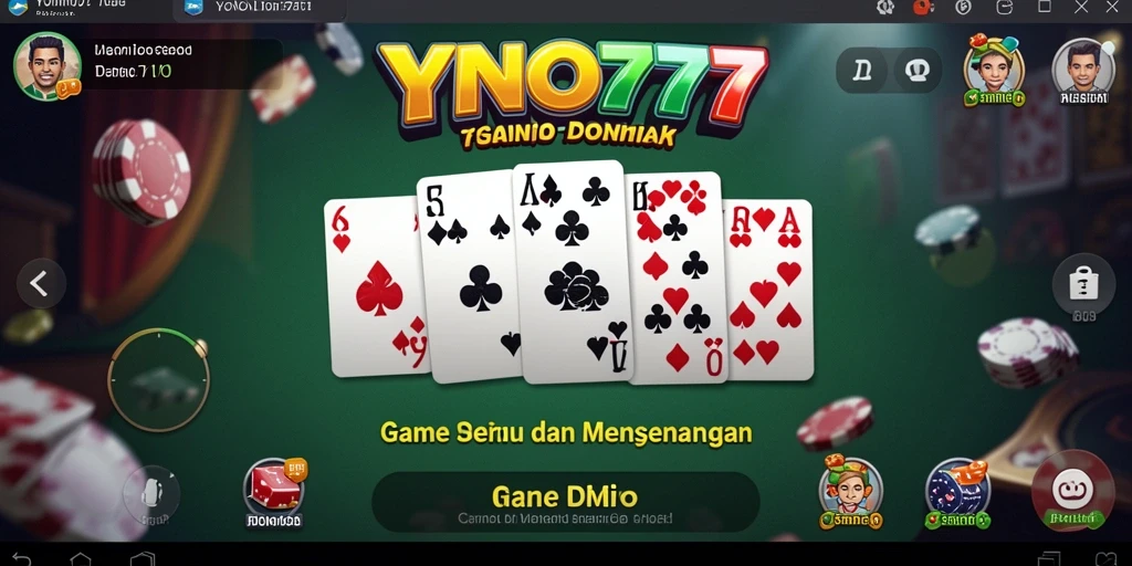 Screenshot gameplay YONO777 yang menampilkan aksi domino seru.