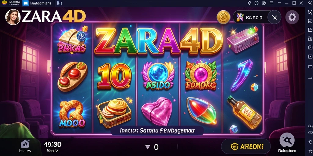 Tampilan gameplay ZARA4D yang menegangkan dengan berbagai mesin slot.